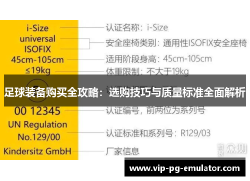 足球装备购买全攻略：选购技巧与质量标准全面解析